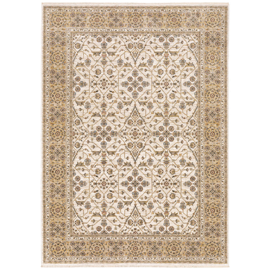 MAHARAJA 001J1 Ivory Rug - ORIENTAL WEAVERS