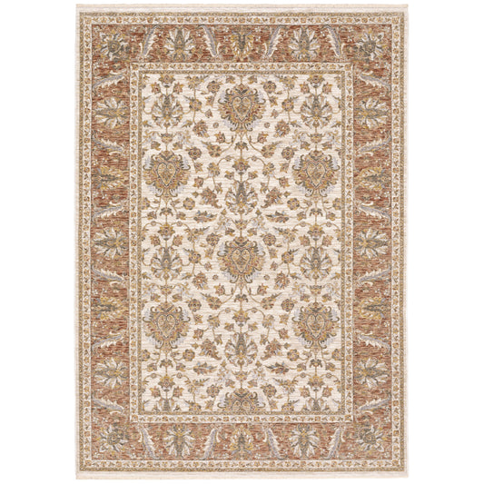 MAHARAJA 5091Q Ivory Rug - ORIENTAL WEAVERS