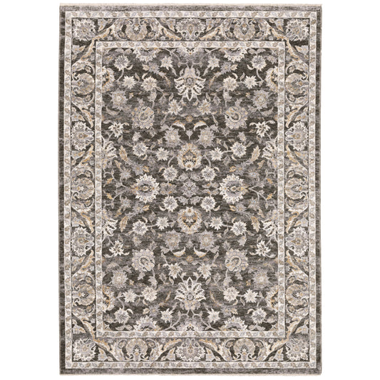 MAHARAJA 070N1 Charcoal Rug - ORIENTAL WEAVERS