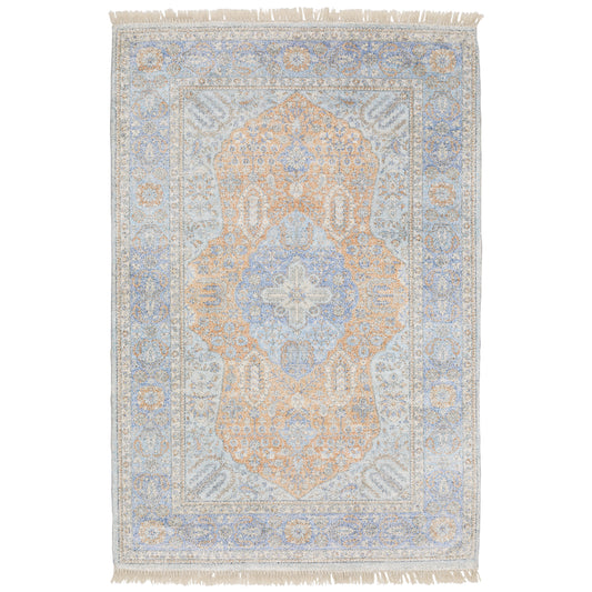 MALABAR 45301 Blue Rug - ORIENTAL WEAVERS