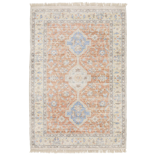 MALABAR 45305 Orange Rug - ORIENTAL WEAVERS