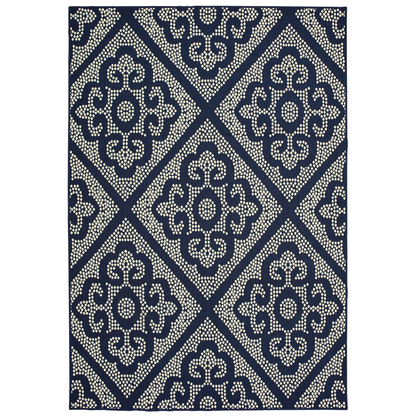 MARINA 3804B Navy Rug - ORIENTAL WEAVERS