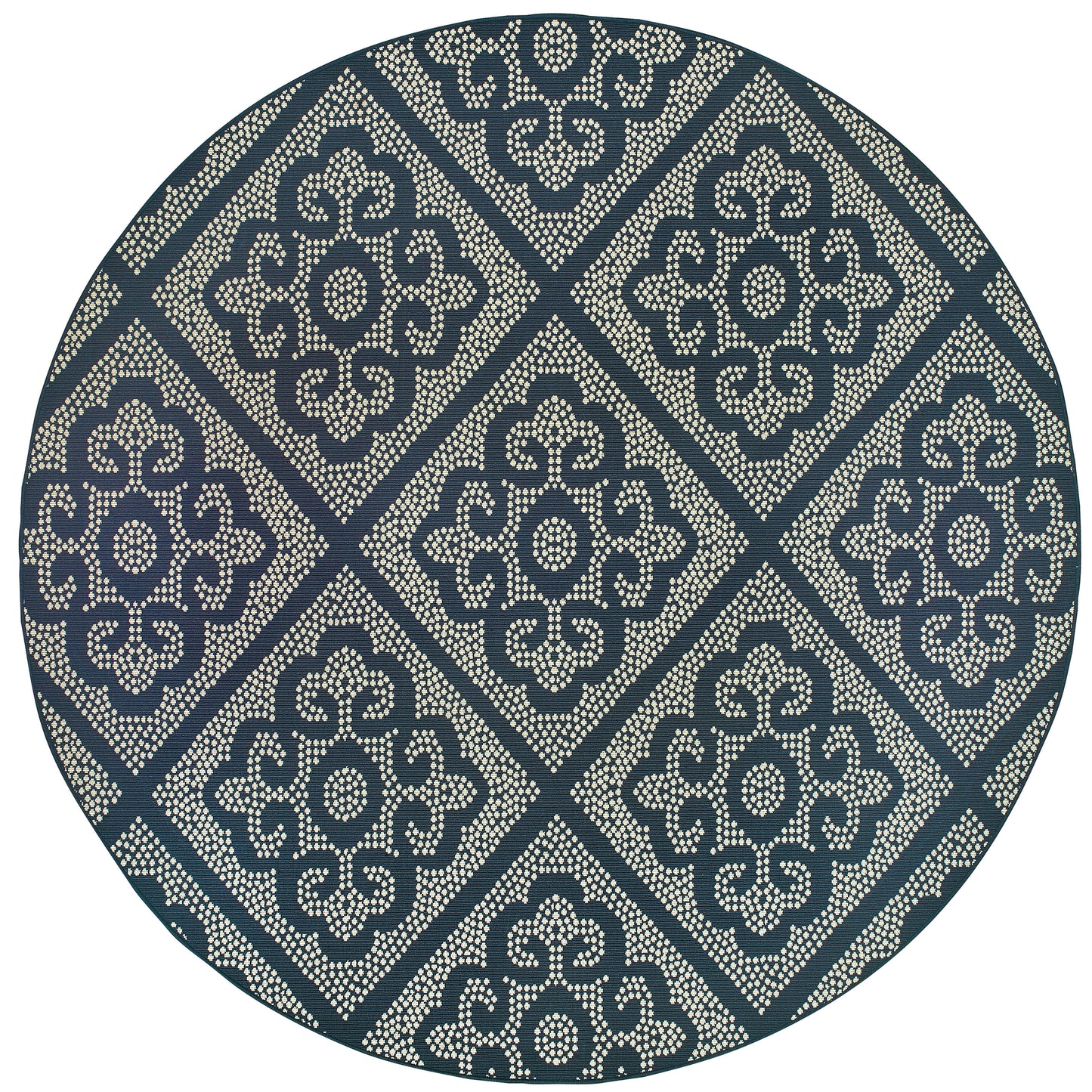 MARINA 3804B Navy Rug - ORIENTAL WEAVERS