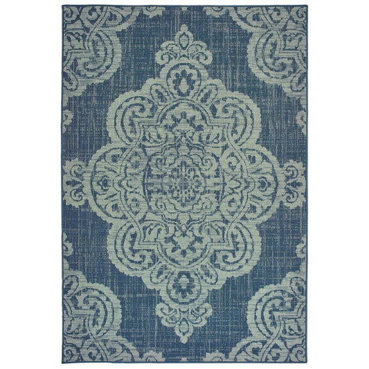 MARINA 5929B Navy Rug - ORIENTAL WEAVERS