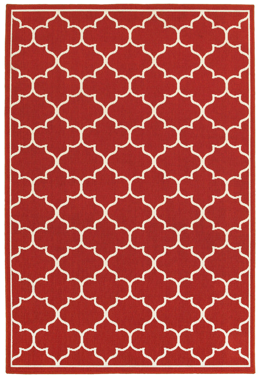 MERIDIAN 1295R Red Rug - ORIENTAL WEAVERS