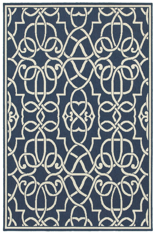 MERIDIAN 2205B Navy Rug - ORIENTAL WEAVERS