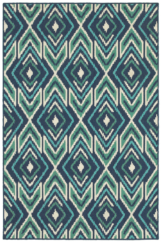 MERIDIAN 2209B Navy Rug - ORIENTAL WEAVERS