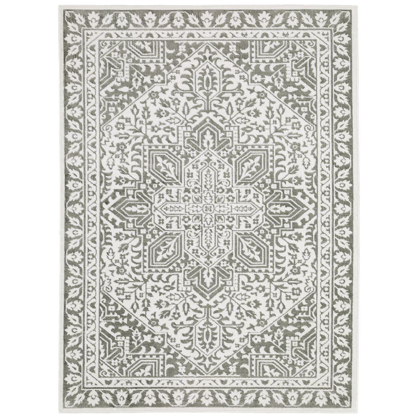 MONTECITO 1101W Grey Rug - ORIENTAL WEAVERS