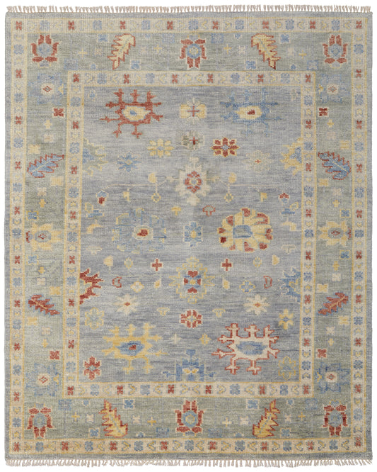 Fillmore Traditional/Classic Blue/Taupe/Gray Accent Rug