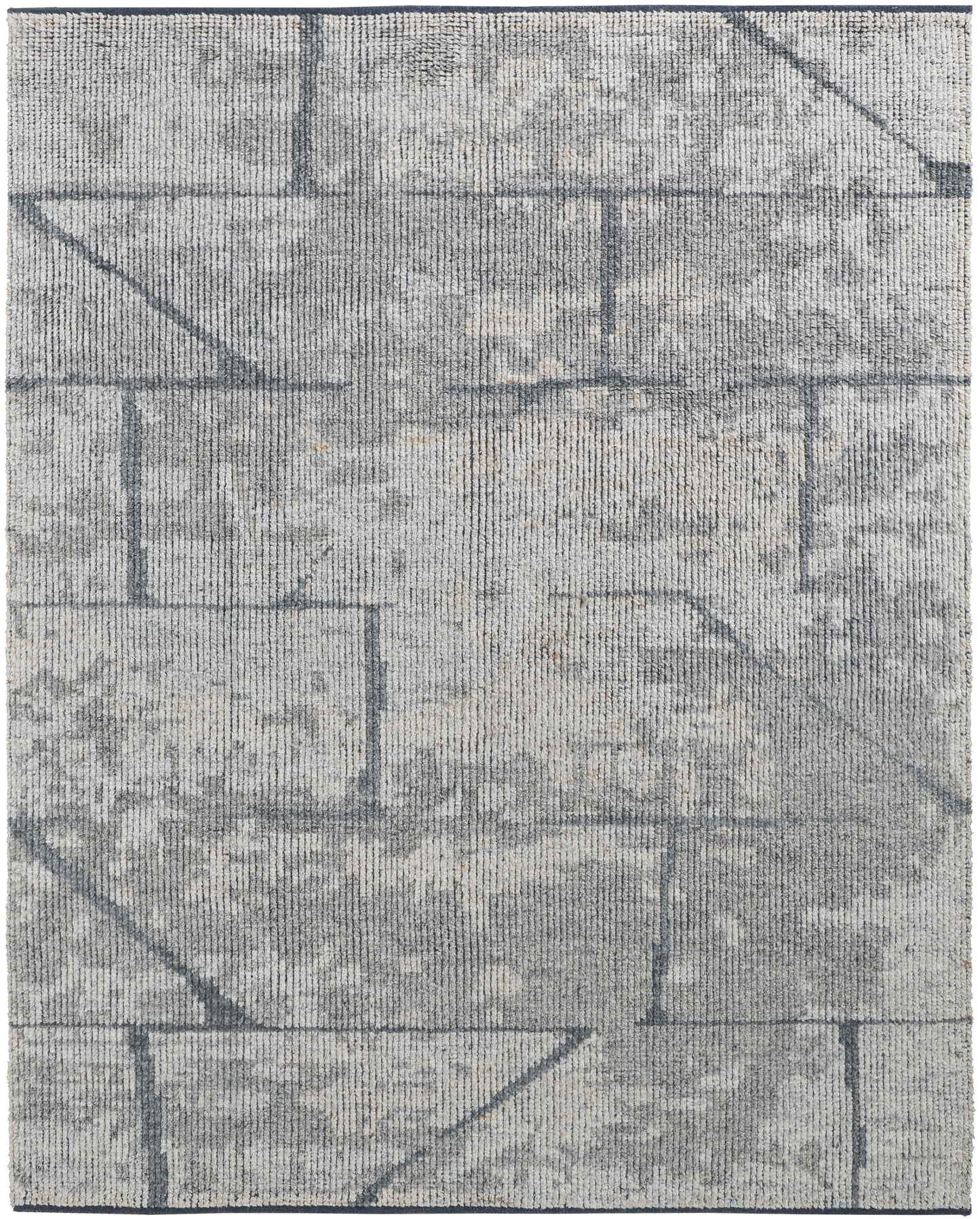 Alford Modern/Industrial Gray/Silver Accent Rug