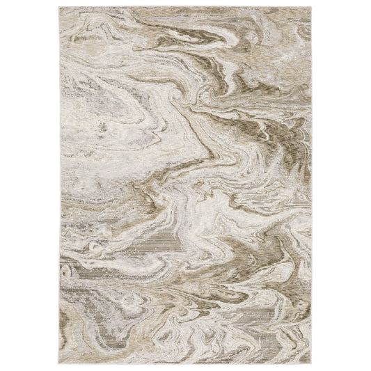 NEBULOUS 530E9 Beige Rug - ORIENTAL WEAVERS