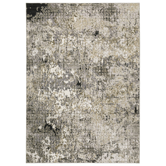 NEBULOUS 091D9 Grey Rug - ORIENTAL WEAVERS