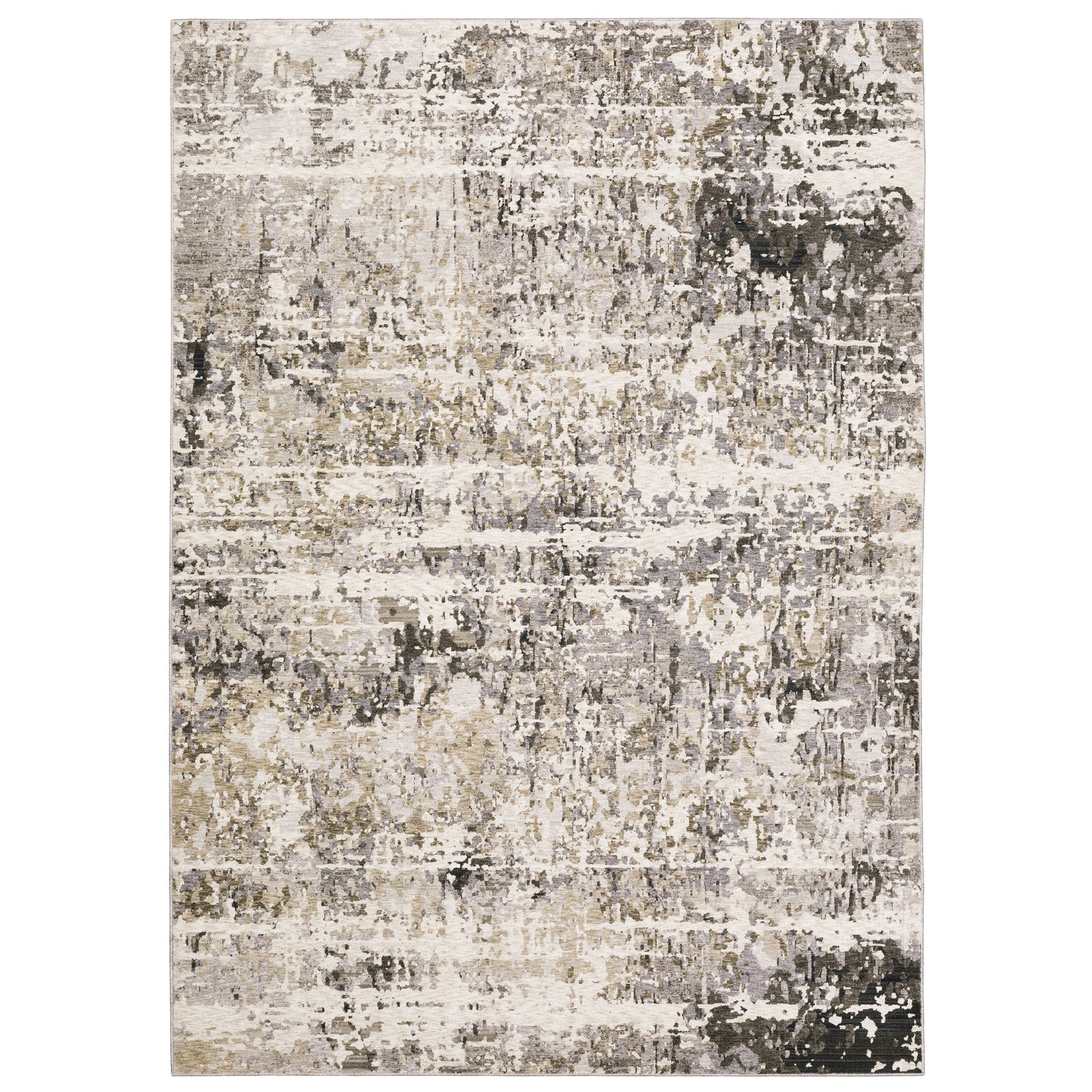 NEBULOUS 091L9 Grey Rug - ORIENTAL WEAVERS