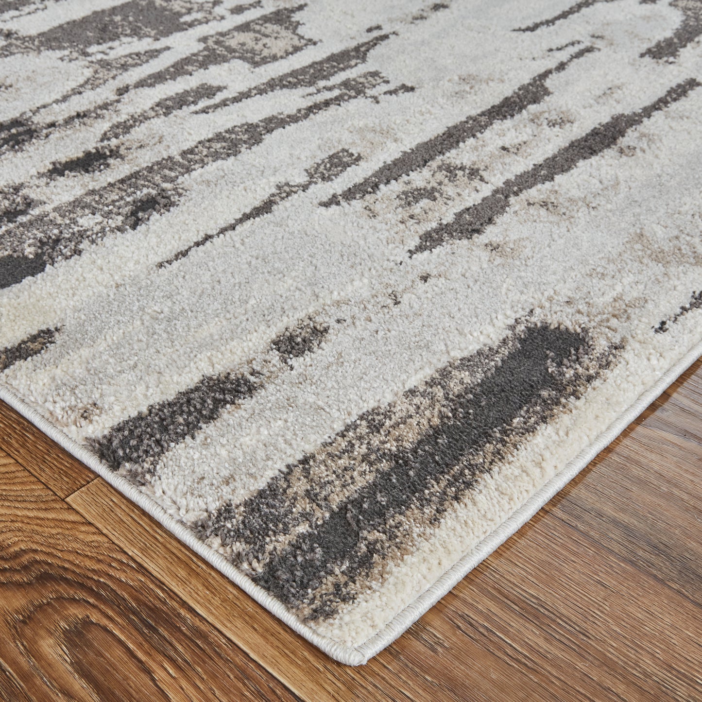 Vancouver Modern/Bohemian & Eclectic Ivory/Brown/Gray Runner  Feizy Rugs Small Parcel,Feizy Rugs,Vancouver,Ivory/Brown/Gray,2'10" x 7'10",Runner,Polypropylene/Polyester,Modern/Bohemian & Eclectic,Turkey