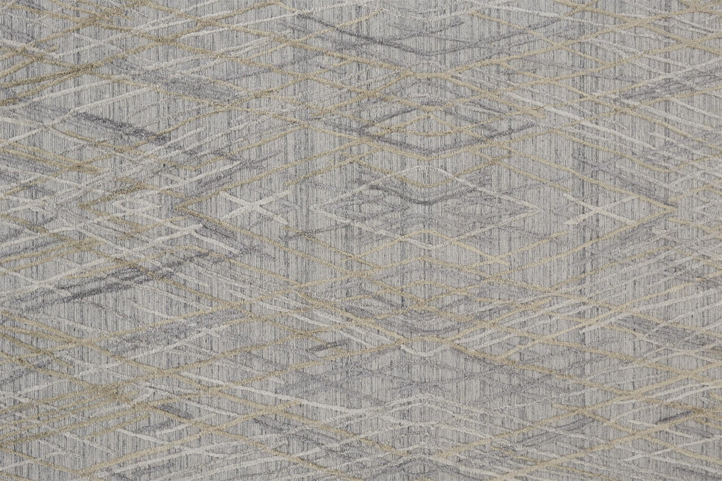 Elias Modern/Casual Gray/Ivory Accent Rug