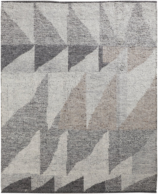 Alford Modern/Bohemian & Eclectic/Rustic Ivory/Gray/Taupe Accent Rug