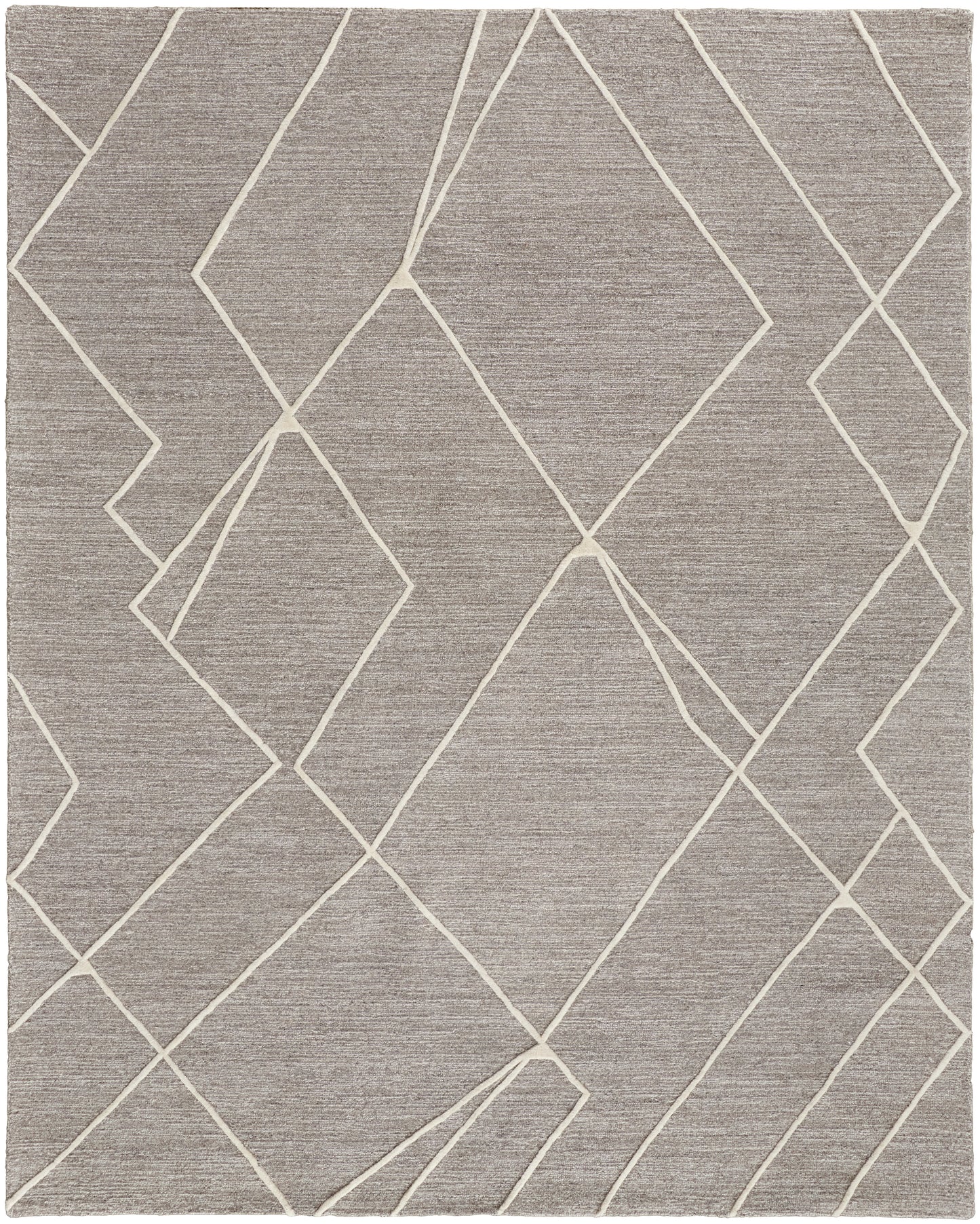 Euclid Transitional/Industrial/Farmhouse Taupe/Ivory/Gray Area Rug