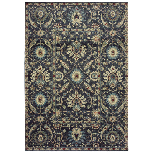 RALEIGH 022K5 Navy Rug - ORIENTAL WEAVERS