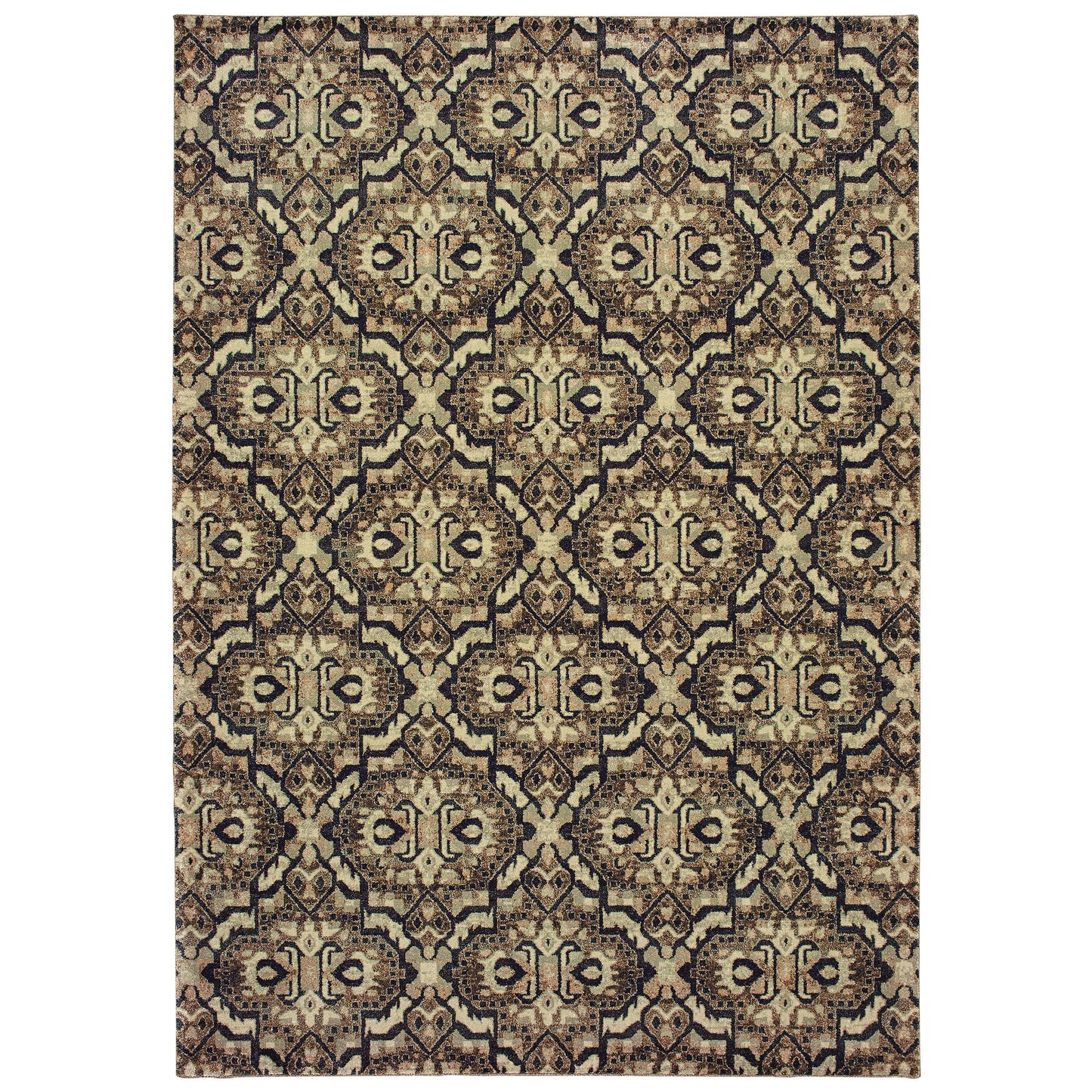 RALEIGH 4927K Brown Rug - ORIENTAL WEAVERS