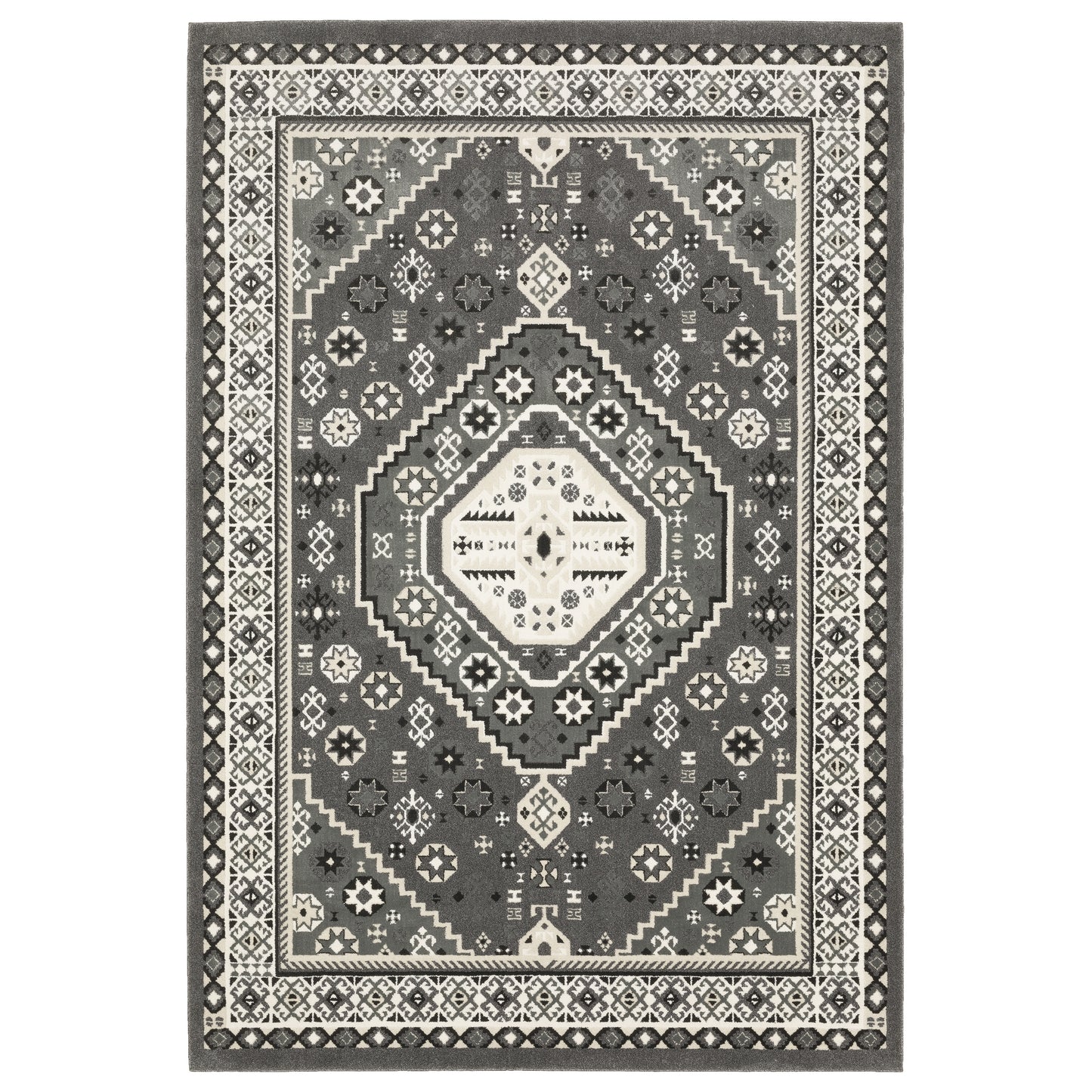 RAYLAN RAY02 Grey Rug - ORIENTAL WEAVERS