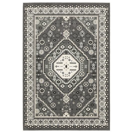 RAYLAN RAY02 Grey Rug - ORIENTAL WEAVERS