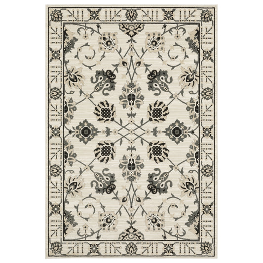 RAYLAN RAY03 Ivory Rug - ORIENTAL WEAVERS