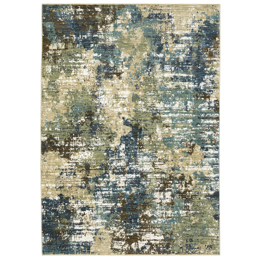 REED RE06A Blue Rug - ORIENTAL WEAVERS