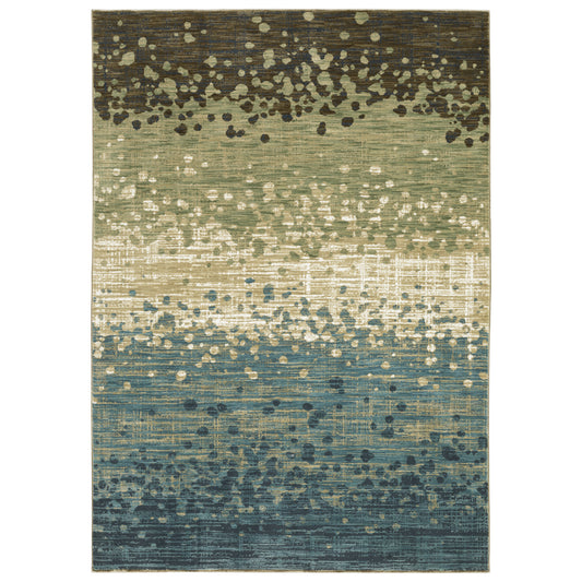 REED RE08A Blue Rug - ORIENTAL WEAVERS