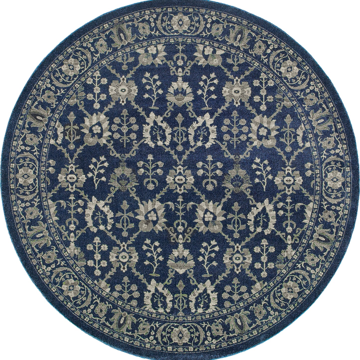 RICHMOND 8020K Navy Rug - ORIENTAL WEAVERS