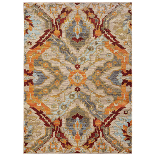 SEDONA 6357A Beige Rug - ORIENTAL WEAVERS