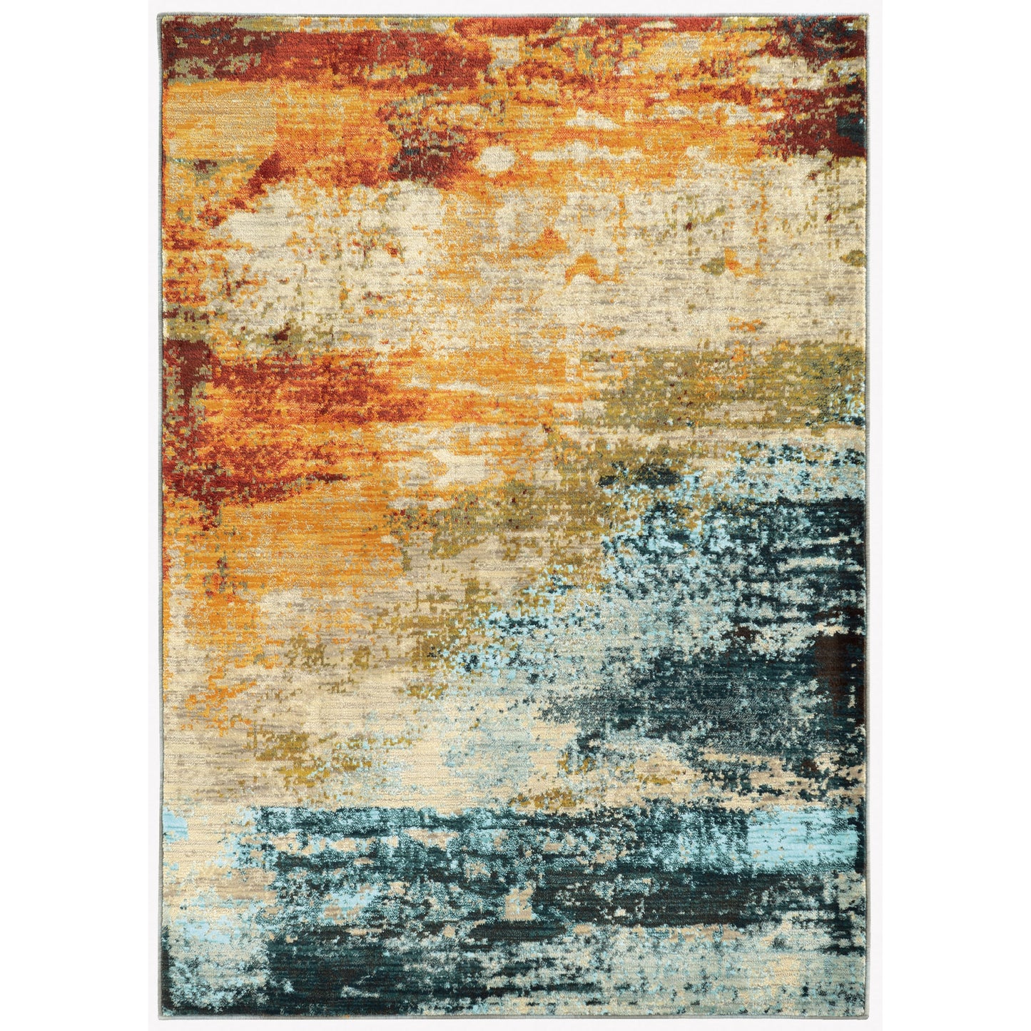 SEDONA 6365A Blue Rug - ORIENTAL WEAVERS