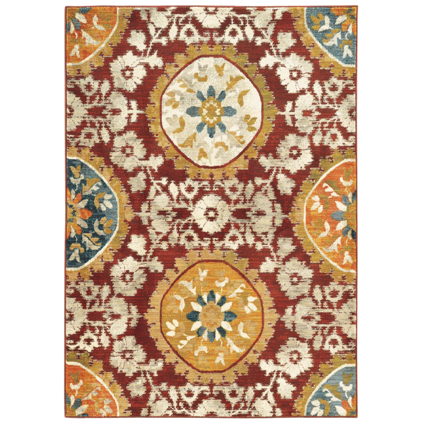 SEDONA 6366A Red Rug - ORIENTAL WEAVERS