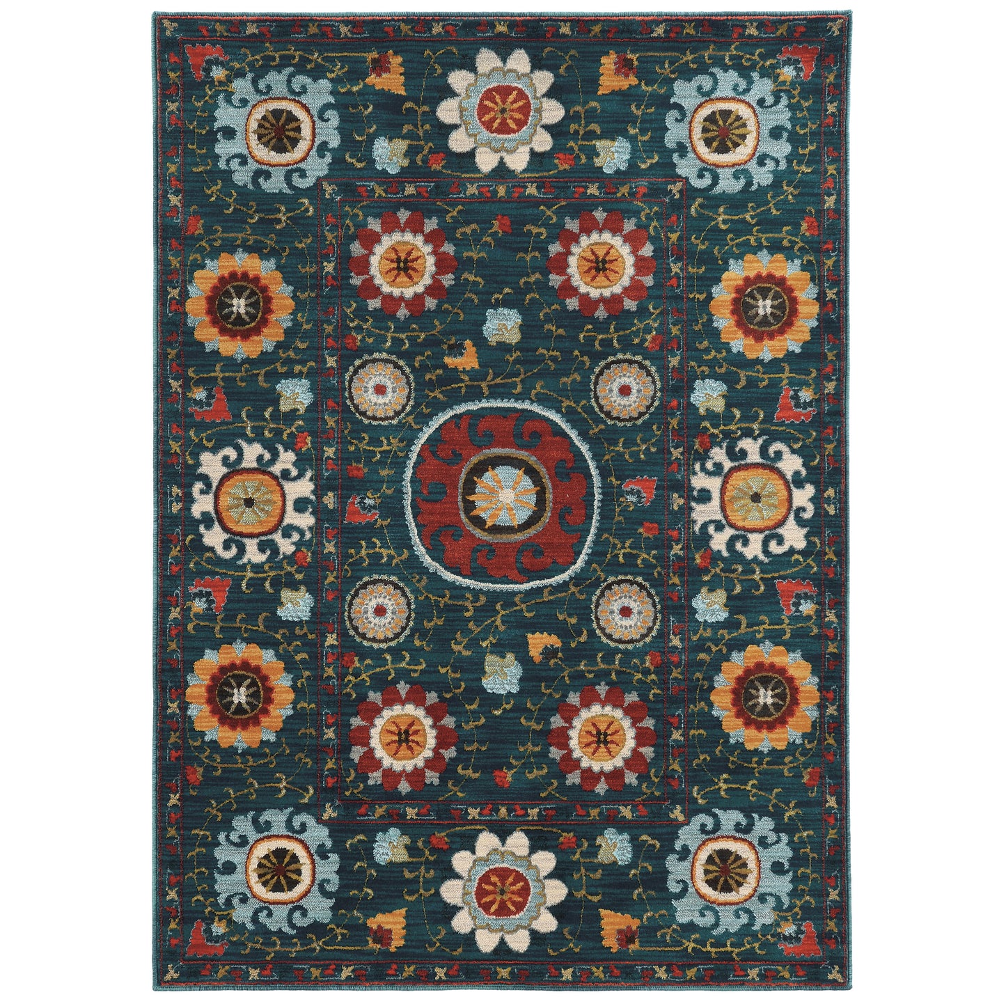 SEDONA 6408B Blue Rug - ORIENTAL WEAVERS