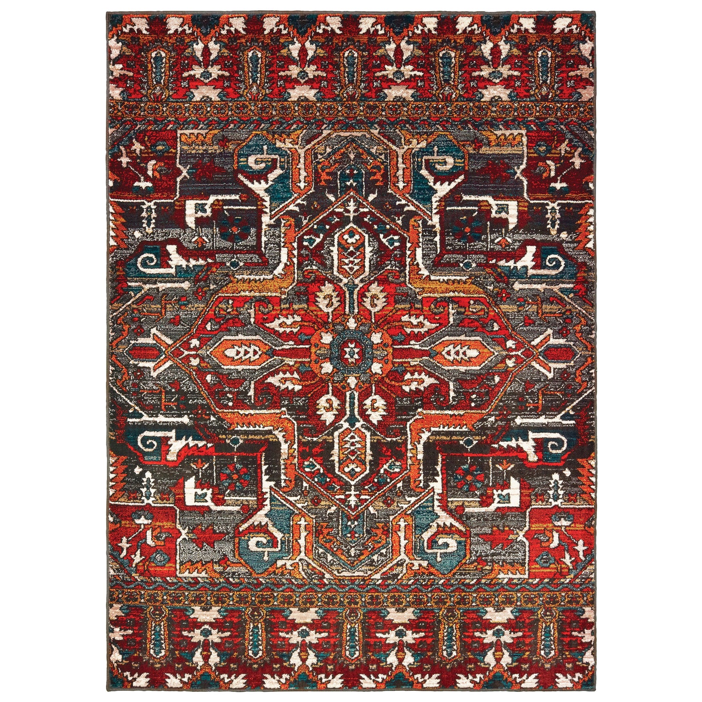 SEDONA 9575A Red Rug - ORIENTAL WEAVERS