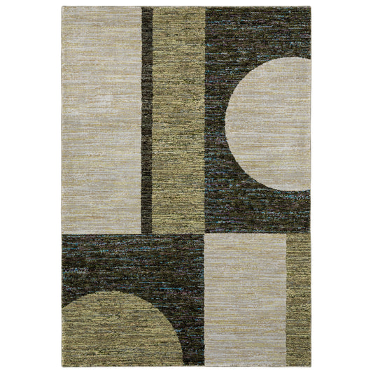 STRADA STR05 Green Rug - ORIENTAL WEAVERS