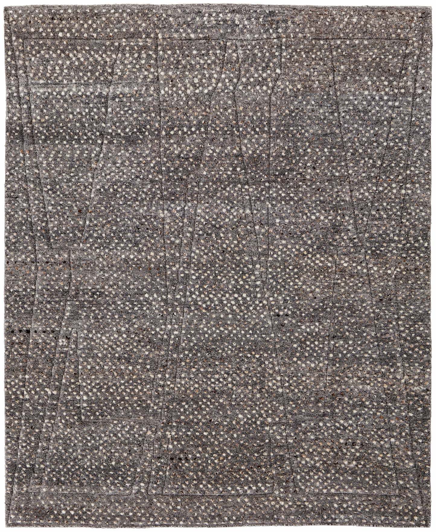 Dering Modern/Casual Gray/Tan/Taupe Accent Rug