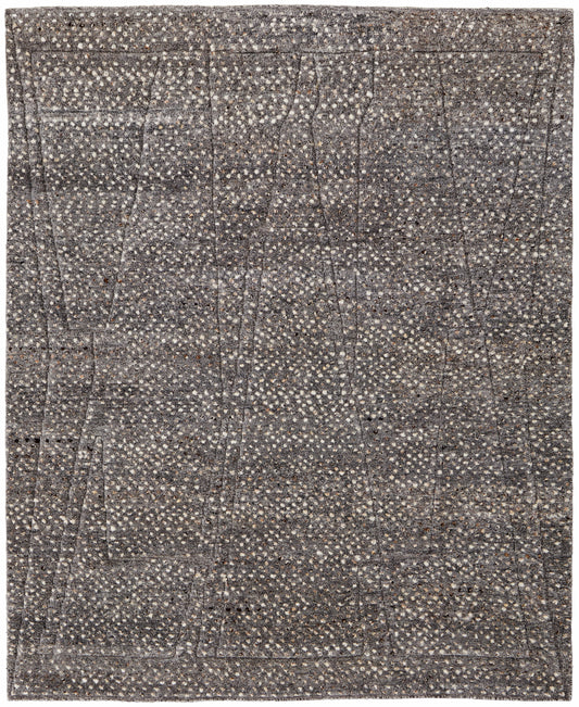 Dering Modern/Casual Gray/Tan/Taupe Accent Rug