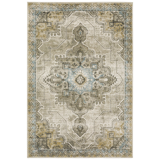 VENICE 1104W Grey Rug - ORIENTAL WEAVERS