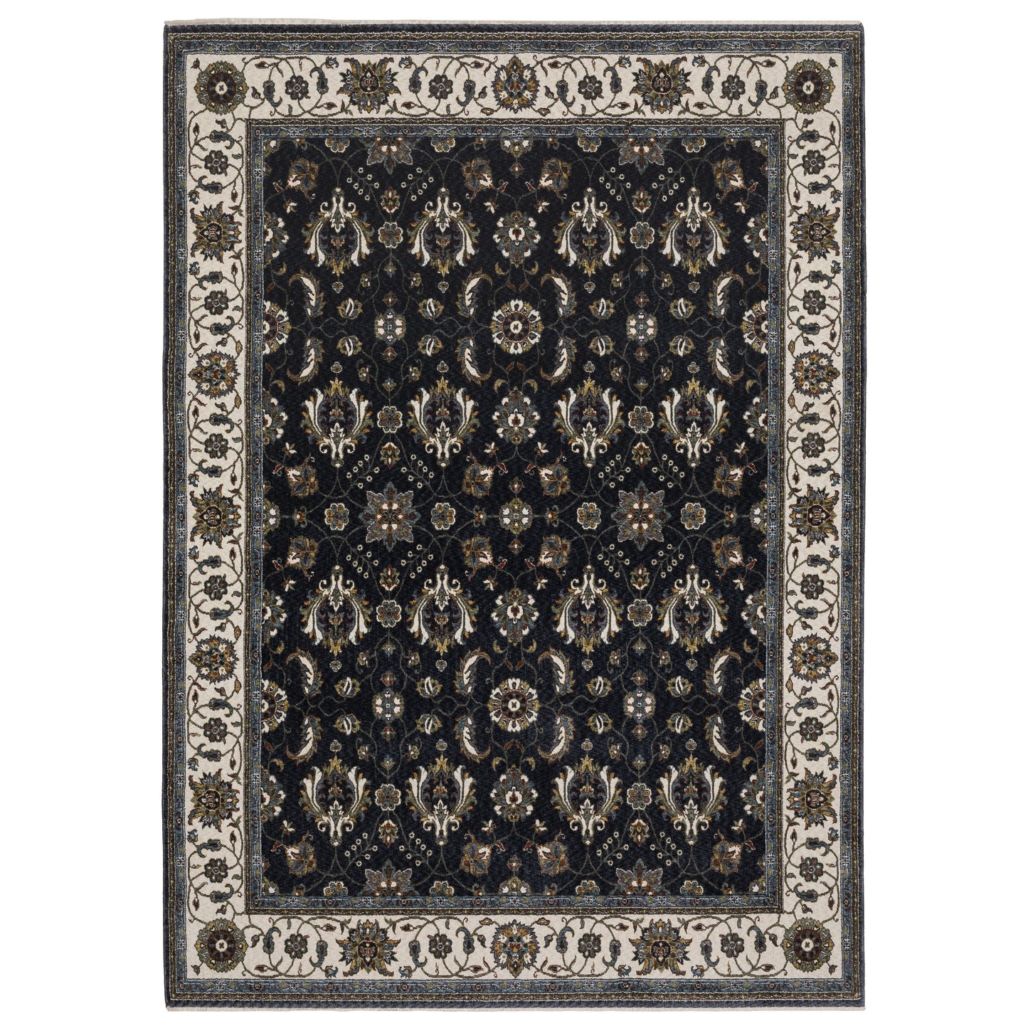 VIVIAN VI03A Blue Rug - ORIENTAL WEAVERS