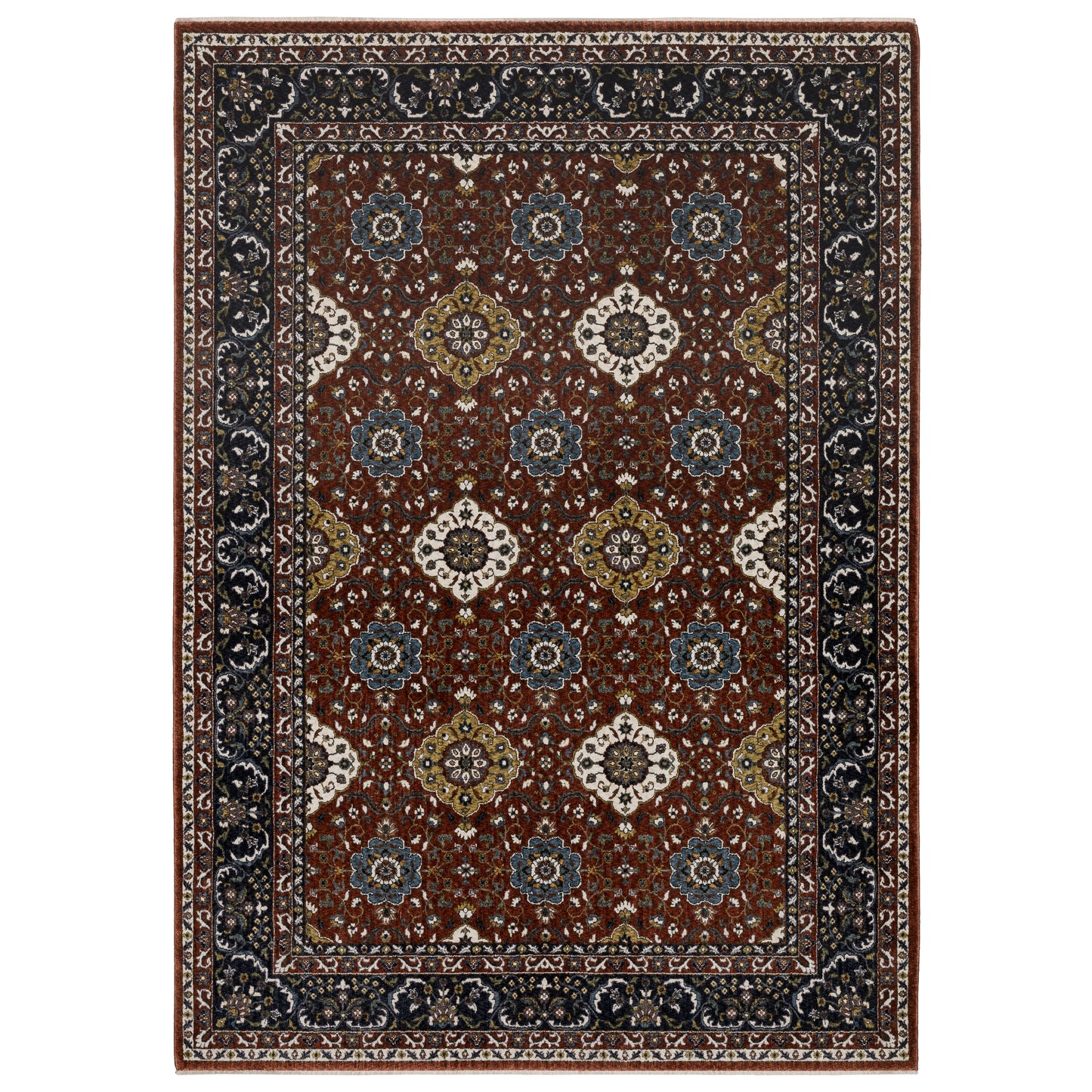 VIVIAN VI04B Red Rug - ORIENTAL WEAVERS