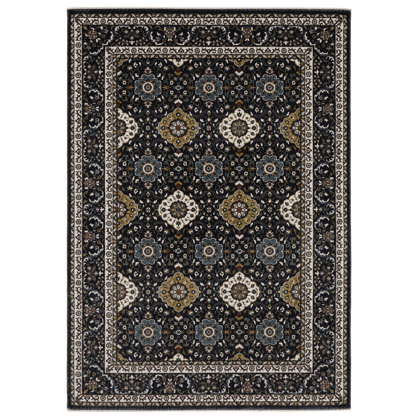 VIVIAN VI04C Navy Rug - ORIENTAL WEAVERS