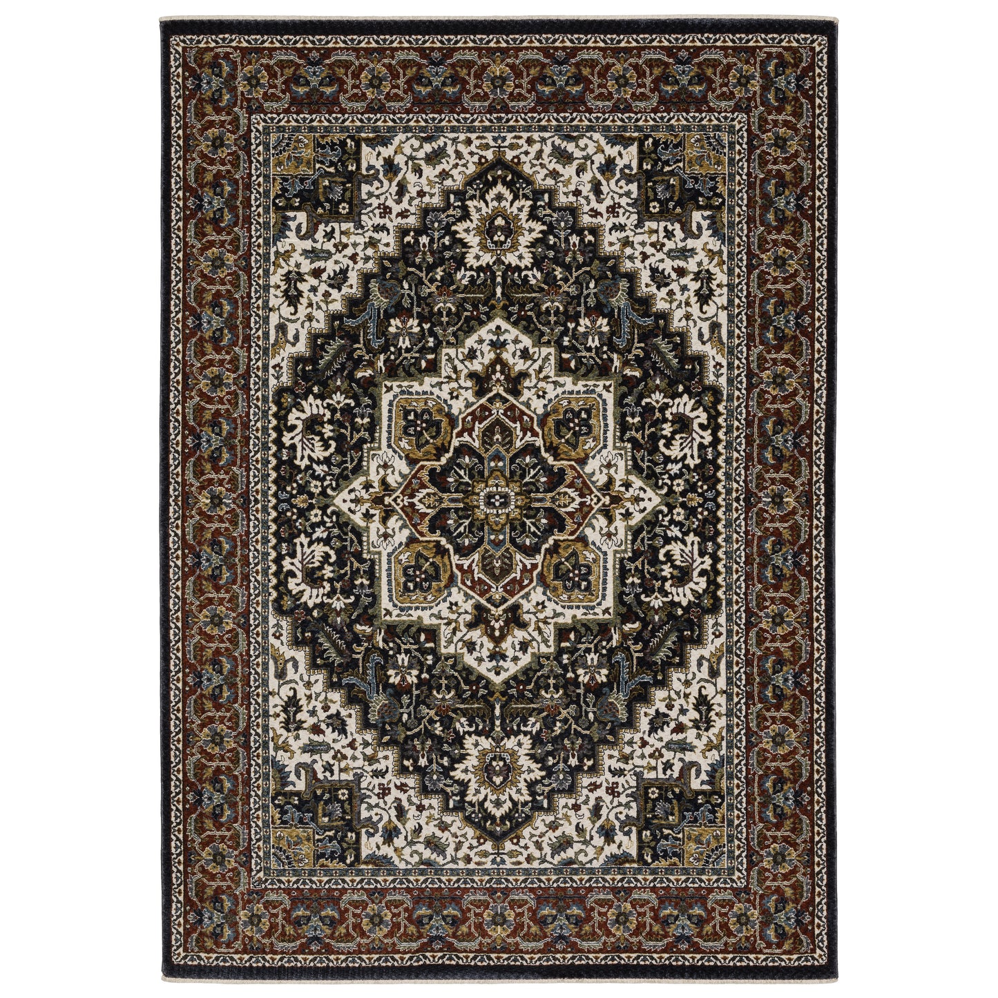 VIVIAN VI06C Navy Rug - ORIENTAL WEAVERS