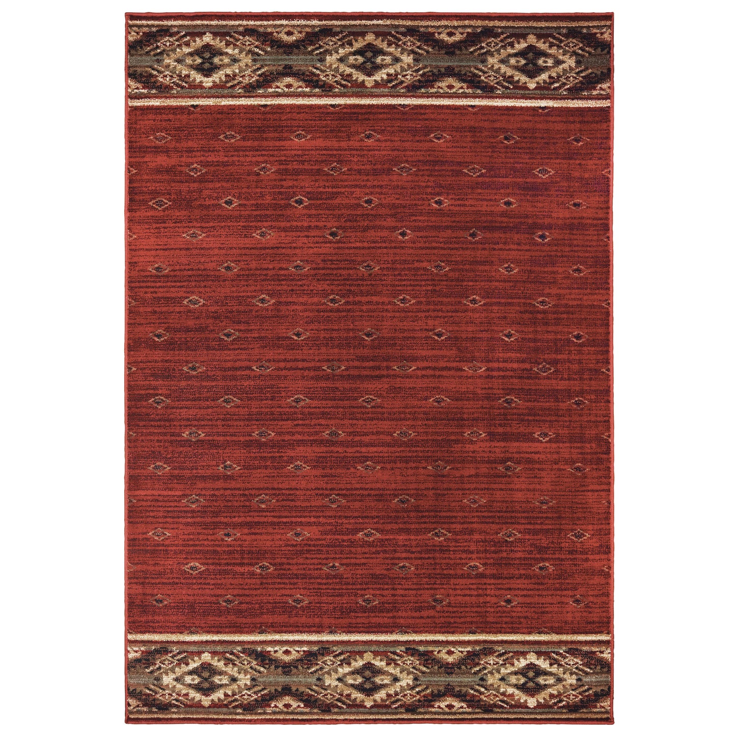 WOODLANDS 9652C Red Rug - ORIENTAL WEAVERS