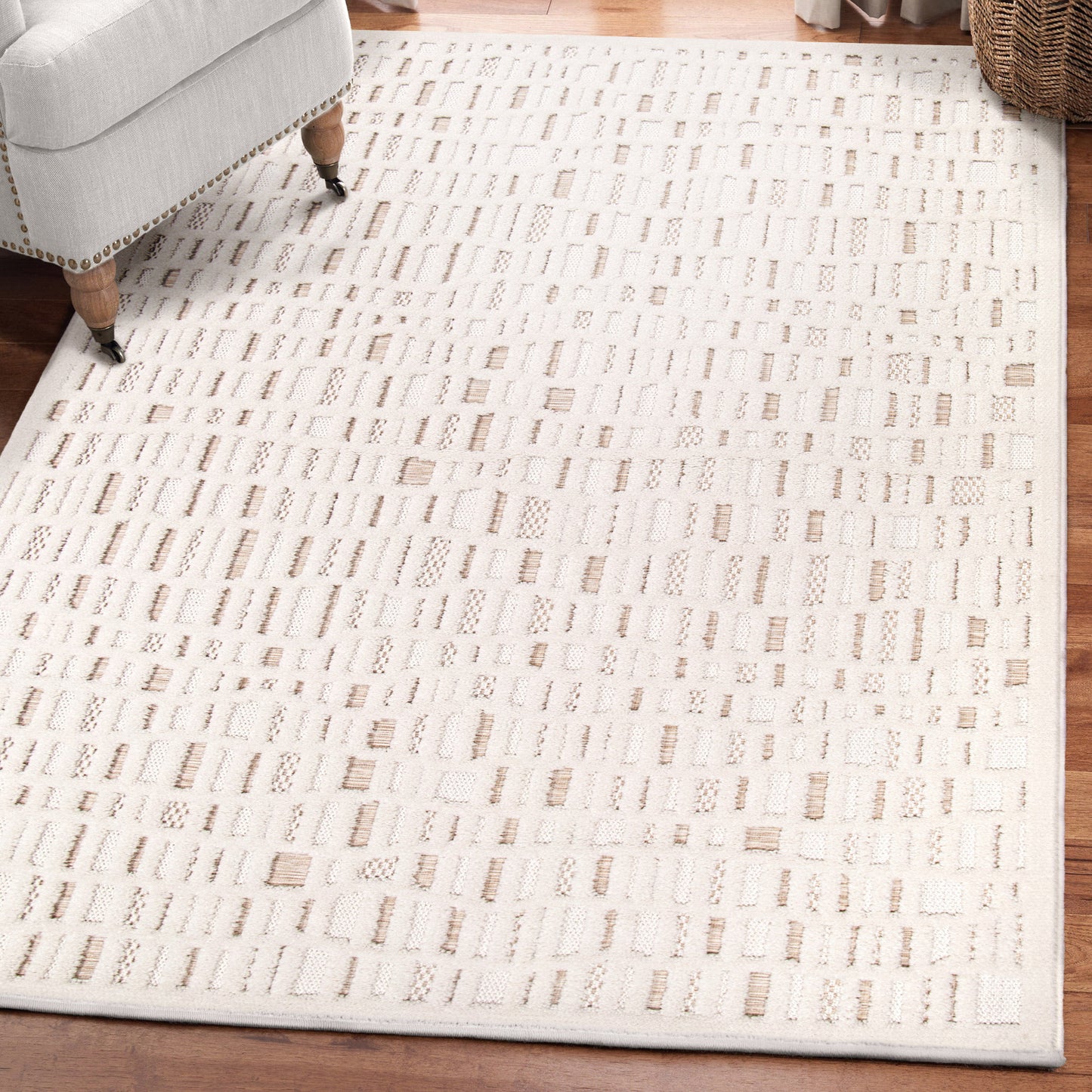 Crochet 1007 Natural Driftwood Rug - Orian