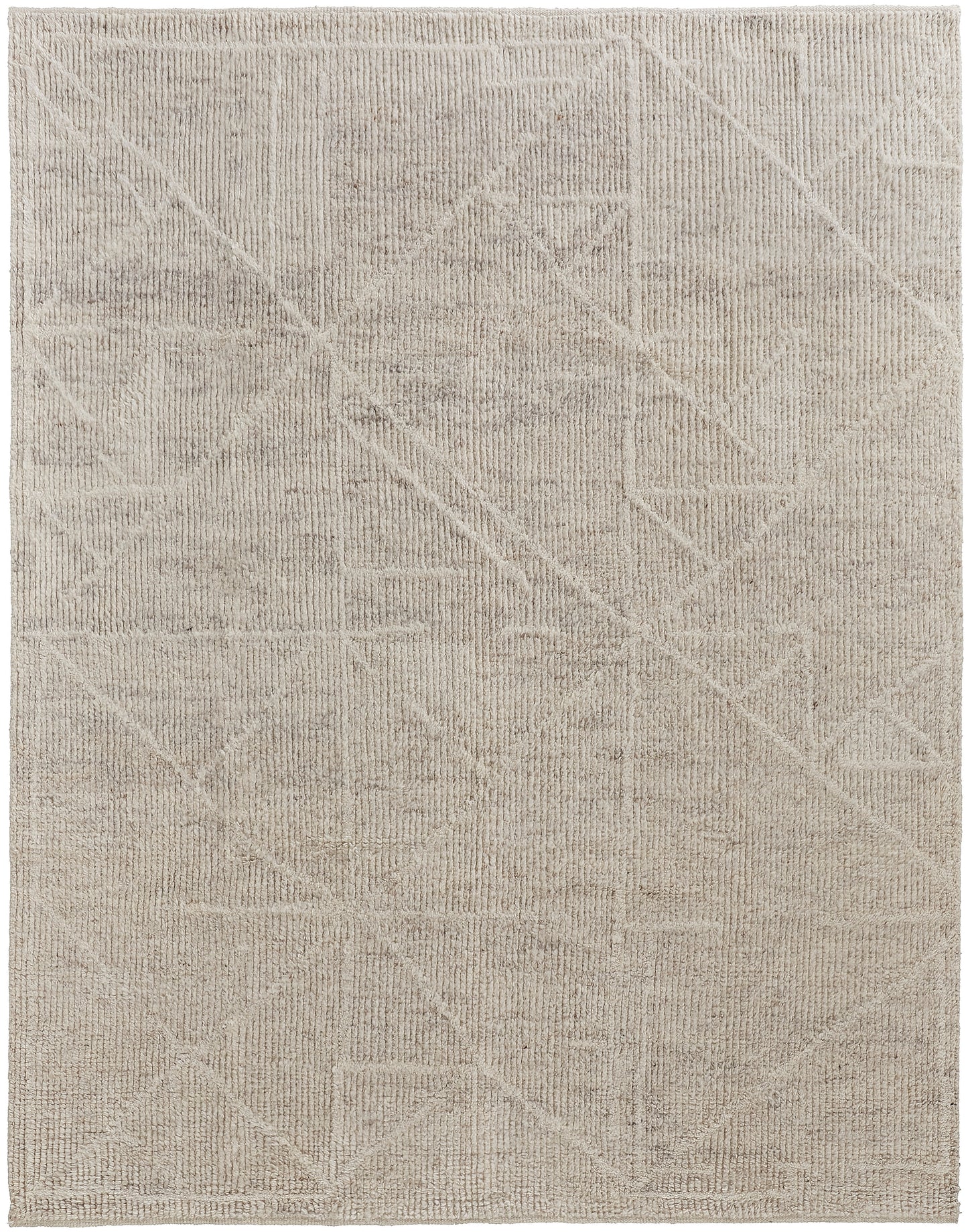 Alford Modern/Scandinavian/Natural Ivory/Tan Area Rug