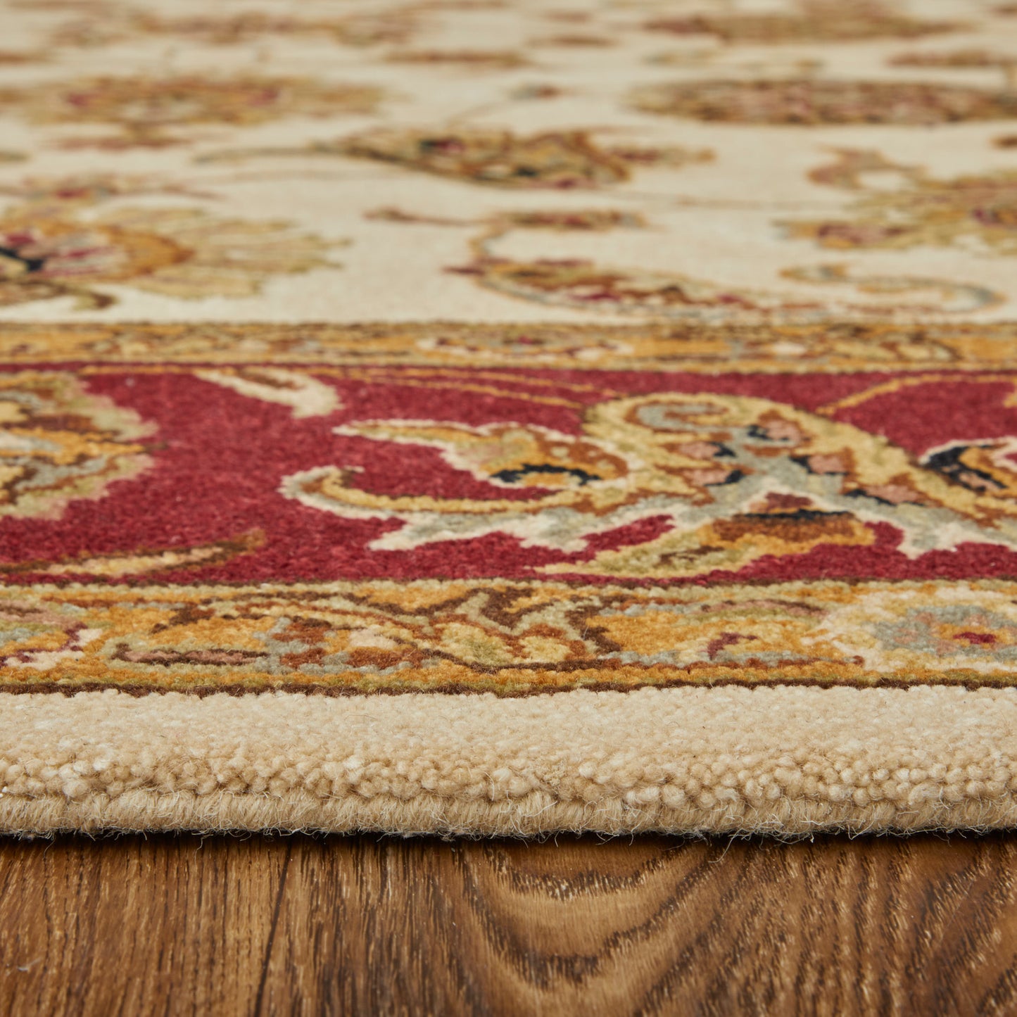 Wagner Traditional/Classic/Vintage Tan/Gold/Red Area Rug  Feizy Rugs Small Parcel,Feizy Rugs,Wagner,Tan/Gold/Red,8' x 10',Area Rug,Wool,Traditional/Classic/Vintage,India