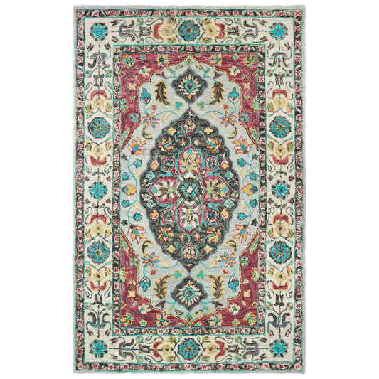 ZAHRA 75504 Grey Rug - ORIENTAL WEAVERS