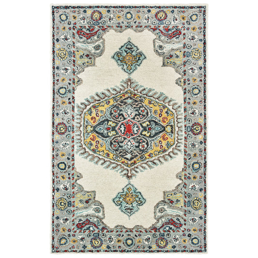 ZAHRA 75505 Ivory Rug - ORIENTAL WEAVERS