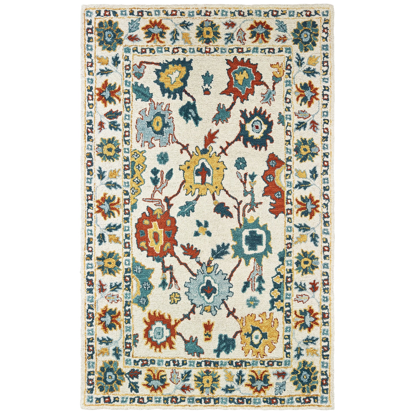 ZAHRA 75507 Ivory Rug - ORIENTAL WEAVERS